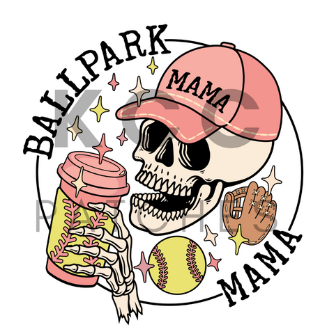Ball Park Mama -SOFTBALL