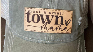 Just A Small Town Mama Leather Patch