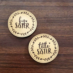 Big Sister/ Little Sister Leather Patch