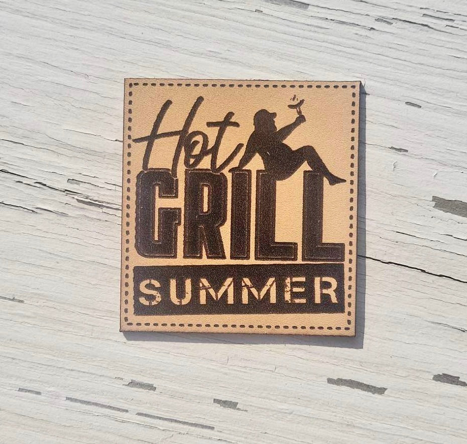Hot Grill Summer Leather Patch