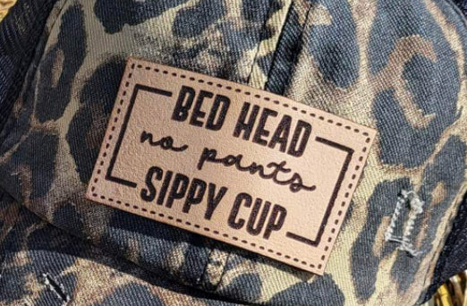 Messy Bun/ Bed Head- Mom & Mini Leather Patch, PATCH ONLY (Must Choose Each Patch Separately)