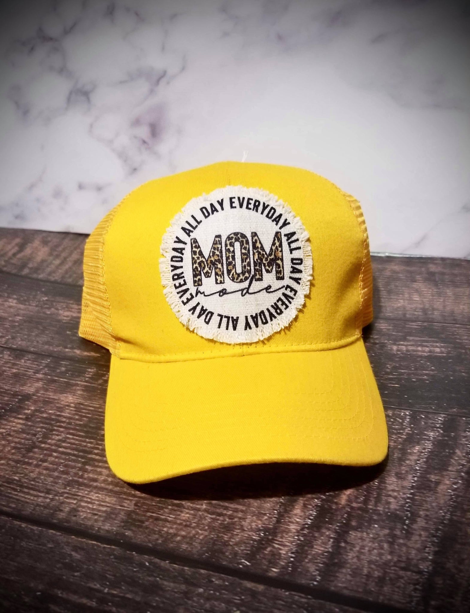 Yellow Ponytail Hat