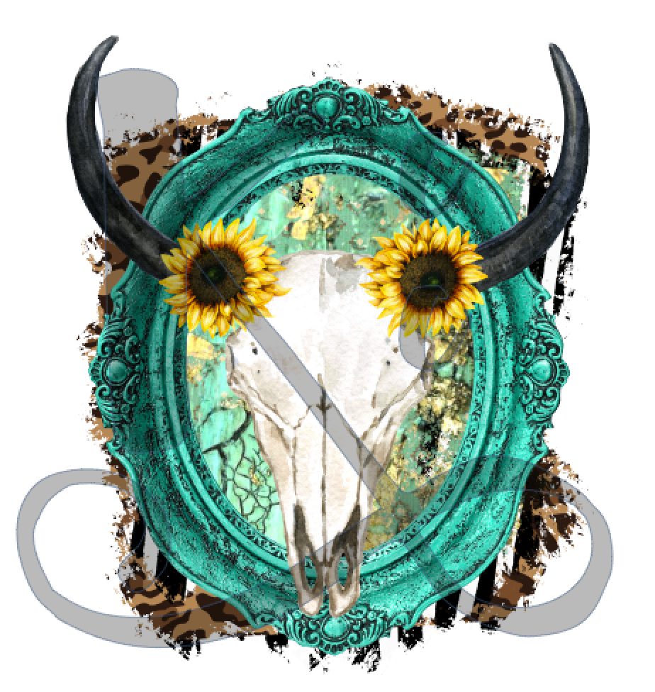 Skull Sunflowers