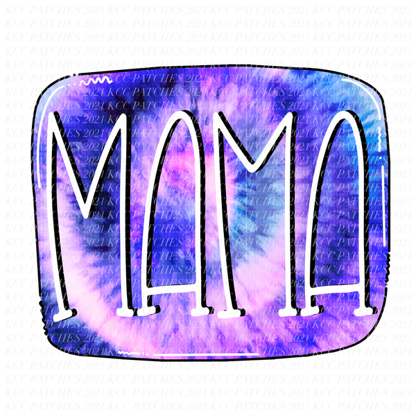 Mama/Mini Purple Tye-dye