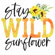 Stay Wild Sunflower