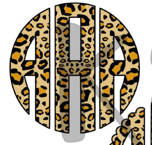 Leopard Monogram