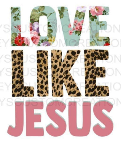 Love like Jesus