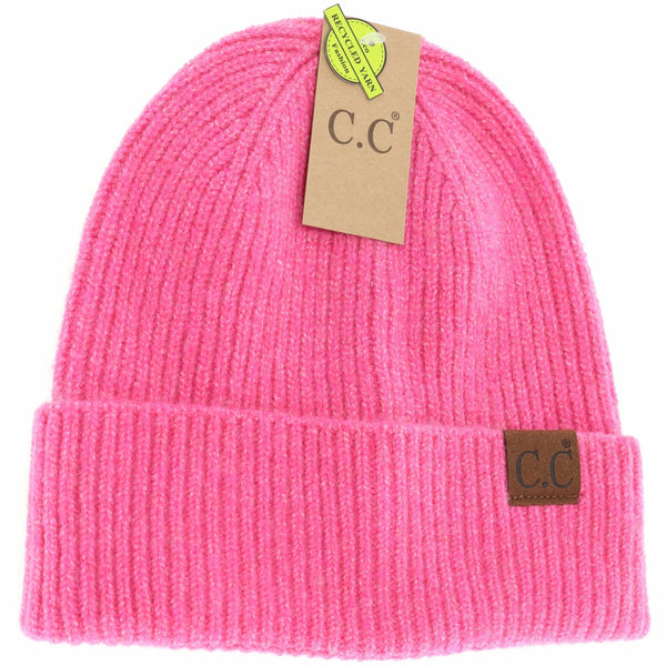 Unisex Soft Ribbed Cuff C.C. Beanie- HAT2075