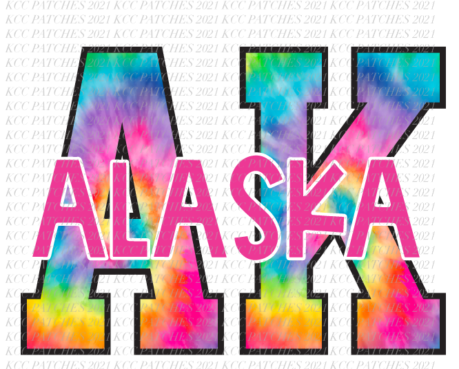 Tye-dye AK Alaska