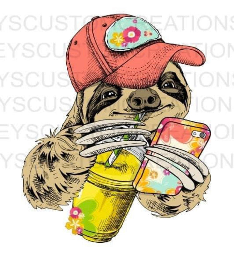 Sloth with Hat