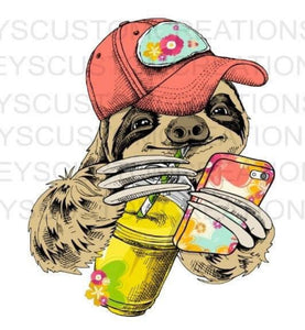 Sloth with Hat