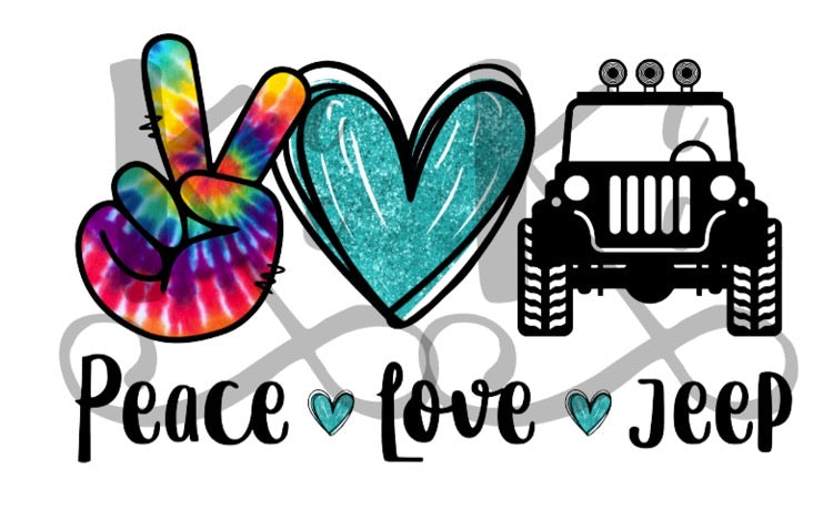 Peace Love Jeep