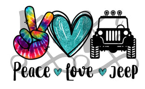 Peace Love Jeep