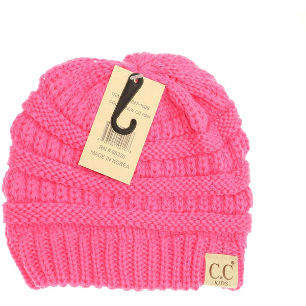 Kids Solid CC Beanie- YJ847KIDS