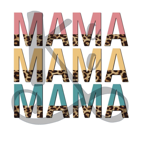 Mama/Mini Pastel Leopard