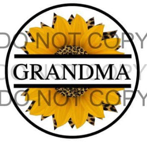 Sunflower Grandma/Mimi/Nana