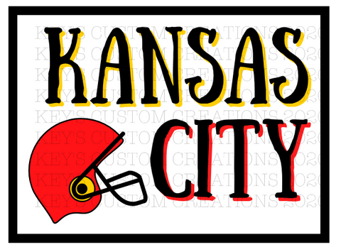 Kansas City Football (Helmet)