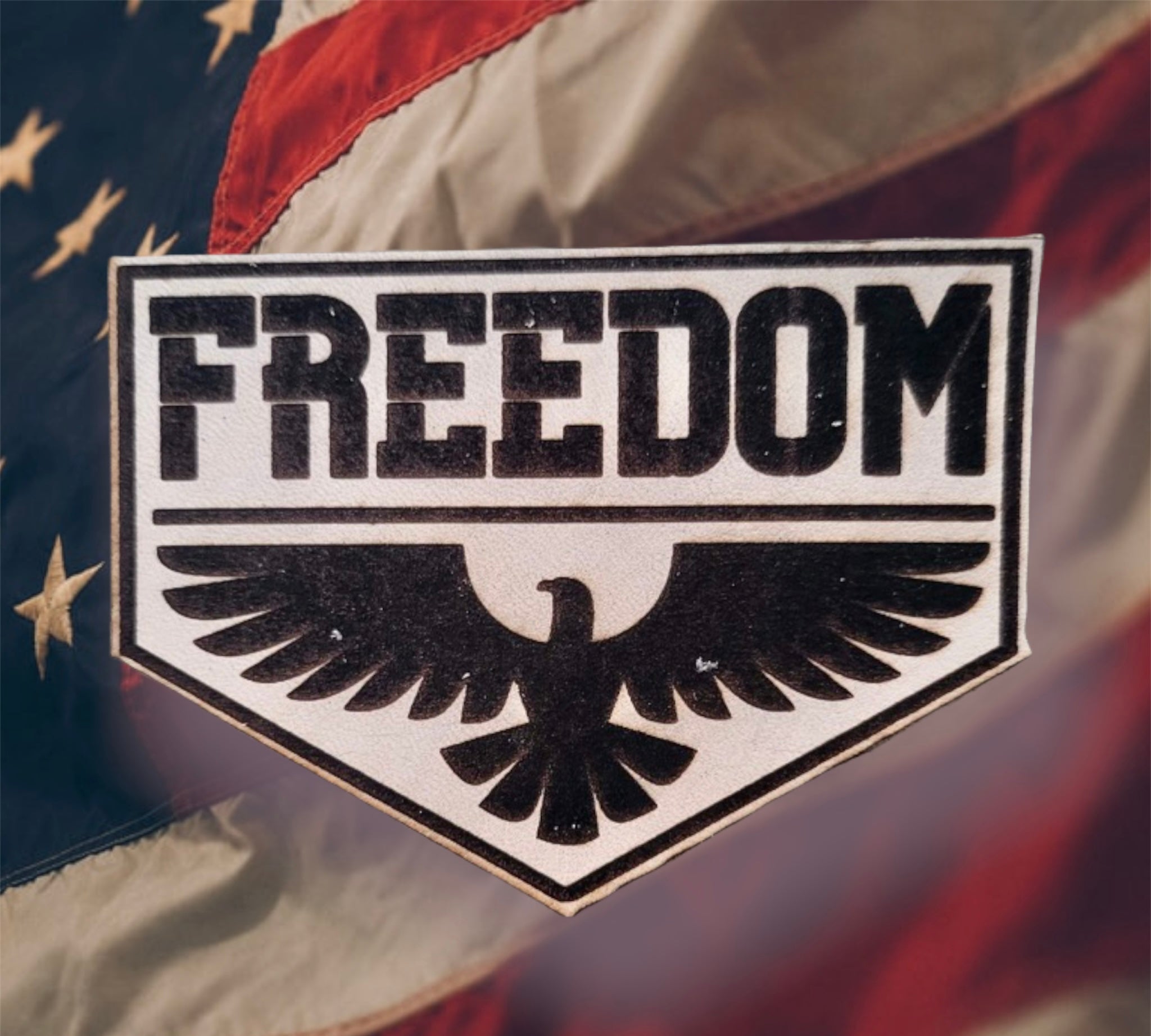 Freedom Leather Patch