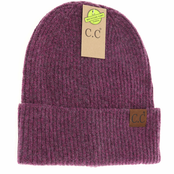Unisex Soft Ribbed Cuff C.C. Beanie- HAT2075