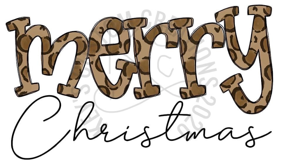 Merry Christmas (Leopard)