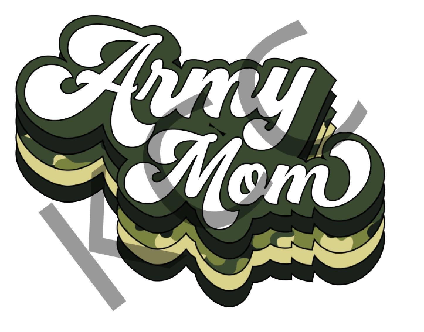 Army Mom (Green)