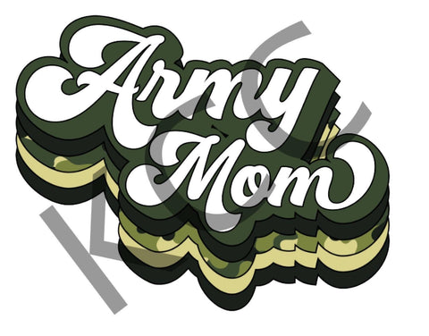 Army Mom (Green)