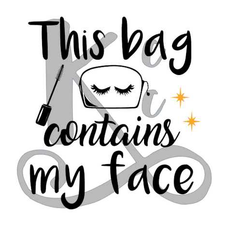 This Bag Contains My Face