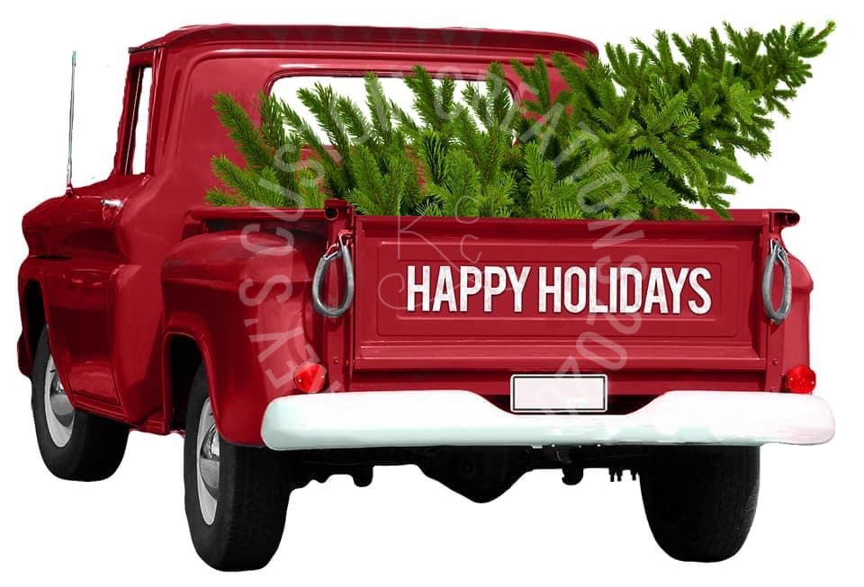 Happy Holidays Truck