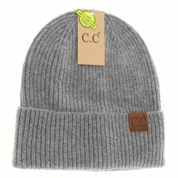 Unisex Soft Ribbed Cuff C.C. Beanie- HAT2075