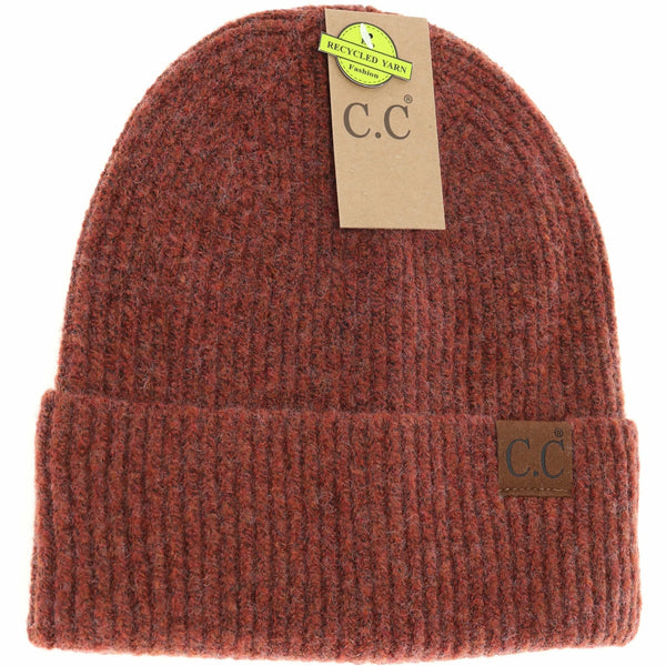 Unisex Soft Ribbed Cuff C.C. Beanie- HAT2075
