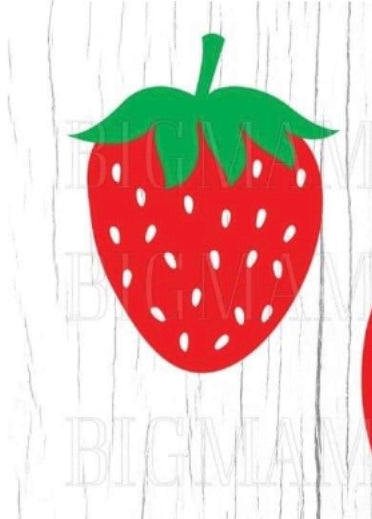 Strawberry (square border)