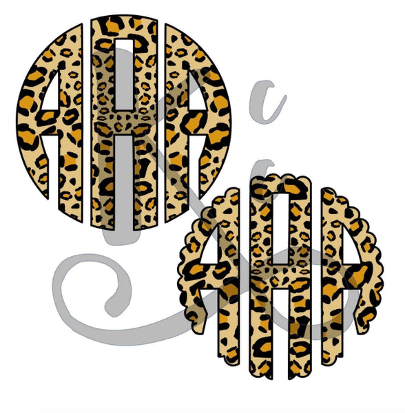 Leopard Monogram