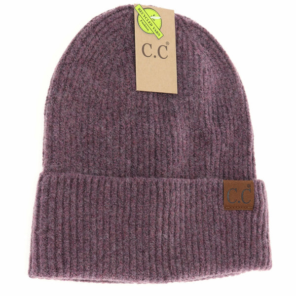 Unisex Soft Ribbed Cuff C.C. Beanie- HAT2075