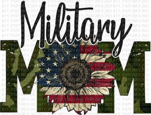 Military Mom (Flag Sunflower)