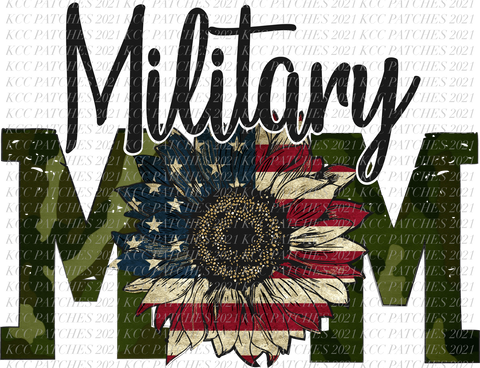 Military Mom (Flag Sunflower)