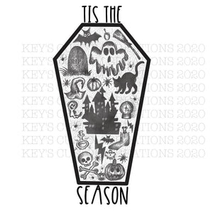 Tis The Season Coffin