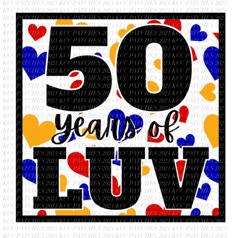 50 Years Of LUV patch