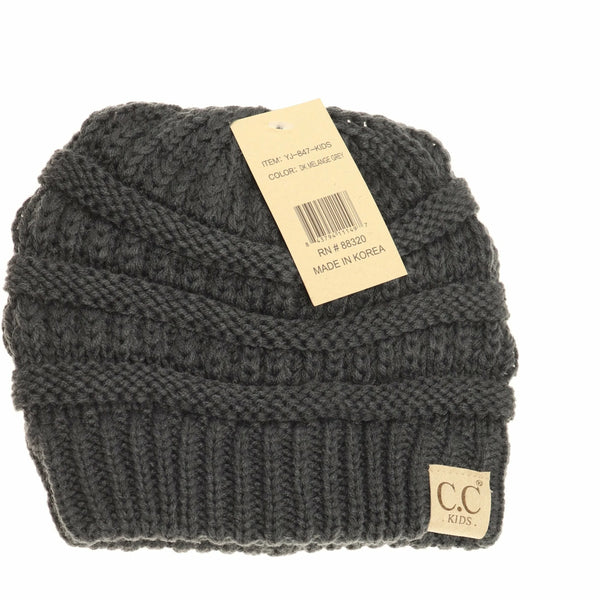 Kids Solid CC Beanie- YJ847KIDS