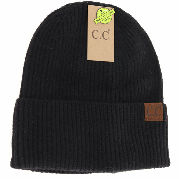 Unisex Soft Ribbed Cuff C.C. Beanie- HAT2075