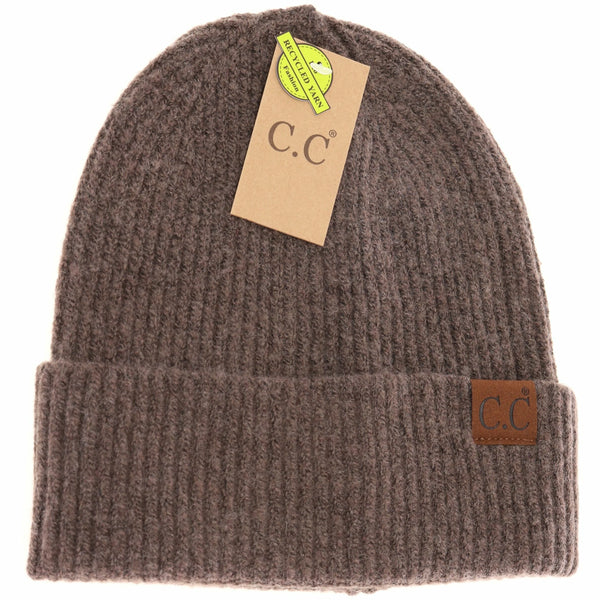 Unisex Soft Ribbed Cuff C.C. Beanie- HAT2075
