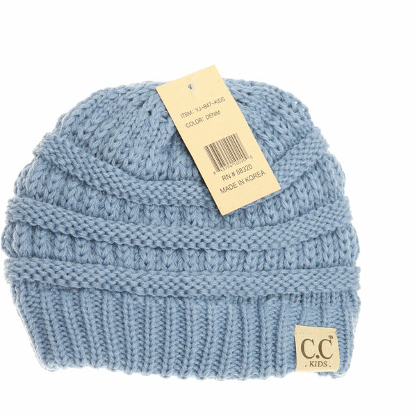 Kids Solid CC Beanie- YJ847KIDS