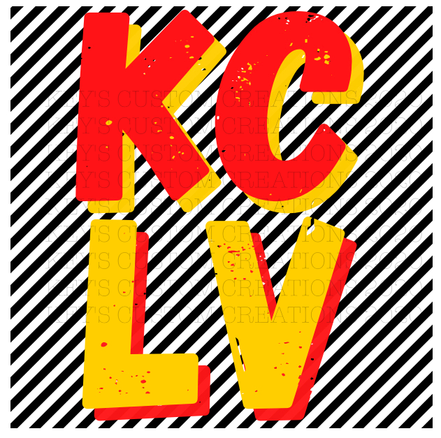 KC LV Stripes