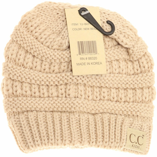 Kids Solid CC Beanie- YJ847KIDS