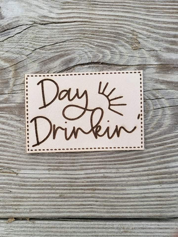 Day Drinkin' Leather Patch