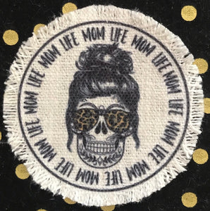 Mom Life Skull