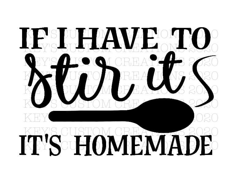 If I Have To Stir It